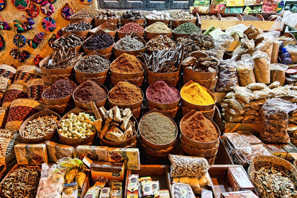 Aswan spice market