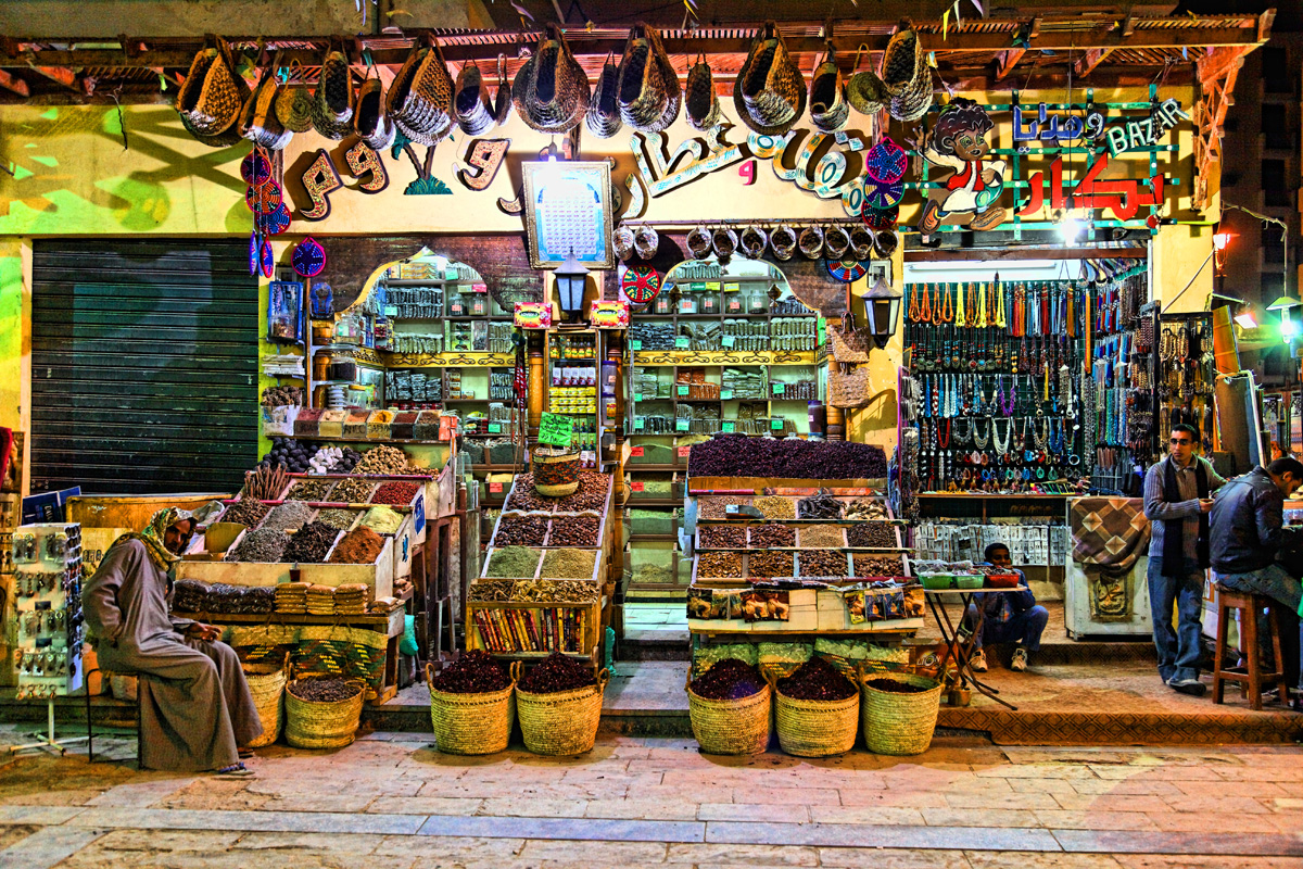 Aswan spice market